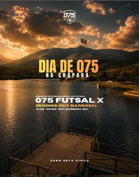 Arte Dia de 075 na Chapada, 075 Futsal x Zendios