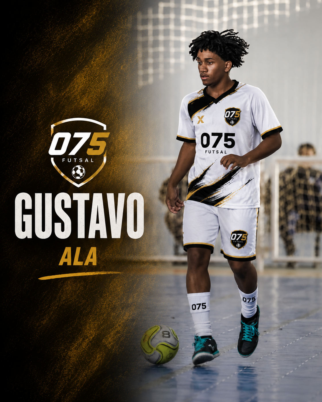 Gustavo, ala do 075 Futsal